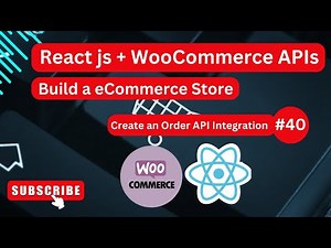React.js Store with WooCommerce API 🔥 WordPress with React js || Create an Order API