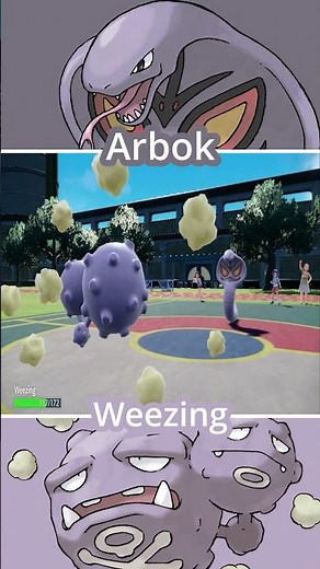 ARBOK vs WEEZING | Team Rocket Pokémon Battle #pokemon