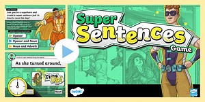 LKS2 Super Sentences PowerPoint Game