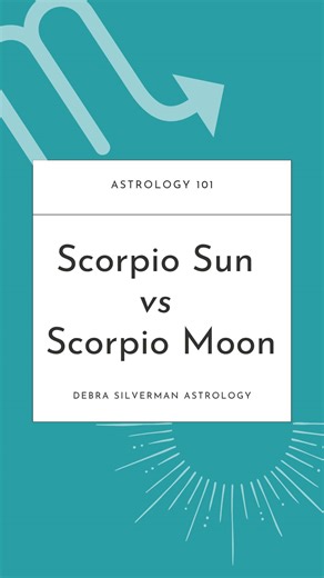 Are you a Scorpio Sun or a Scorpio Moon? Let us know in the comments if these resonate. 👀✨ | Debra Silverman Astrology