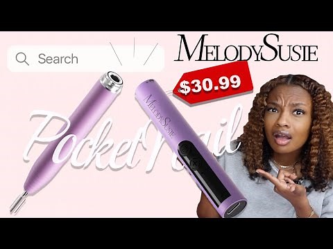 The BEST beginner nail drill ! | Pocket sized MelodySusie Nail drill