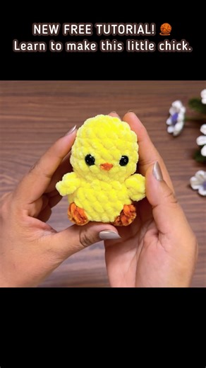 Cutest Crochet Chick Amigurumi! 🐣 FREE Tutorial is LIVE! #crochet #amigurumi #crochetchick