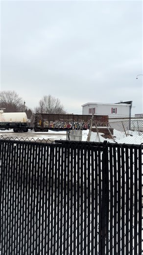 Slow freight train Ayer #train #railroad #trainspotting #trainstation #trains