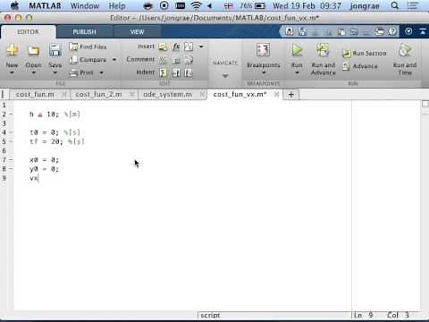 Shooting method for solving two-point boundary value problem