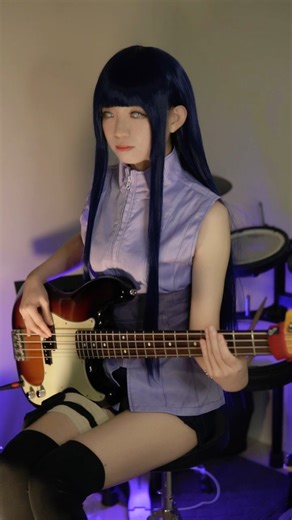 14K views · 560 reactions | AKG - Haruka Kanata (bass cover) 终于~ 我的第一个bass cover出炉了！ 希望大家喜欢，水晶会继续努力的！凉 #bass #naruto #narutoshippuden #hinata #hinatacosplay #inkolmedia #inkol | 水晶 - Crystal | Facebook