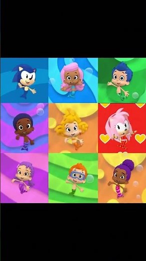 Sonic and Bubble Guppies tv series (Short Video) #1 #nickelodeon