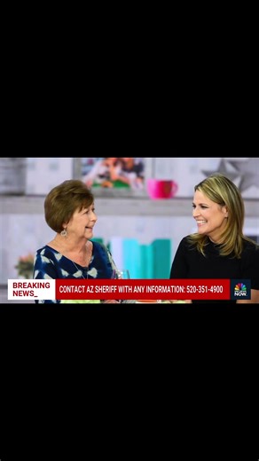 IMPT: Do you have any information on the disappearance of Savannah’s mom, Nancy Guthrie? Please contact Pima County Sheriff’s Office at 520-351-4900 @TODAY Show @nbcnews