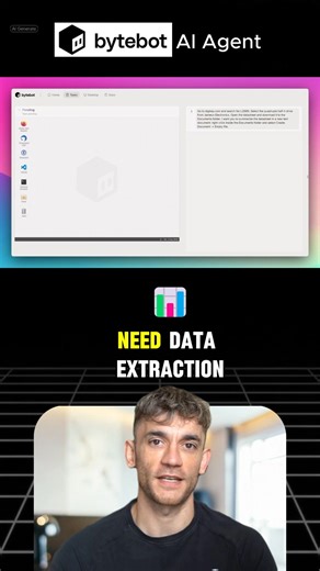 Julian Goldie on Instagram: "Comment "AUTOMATE" to get this New Bytebot AI Agent 🤖 Meet ByteBot - the AI that gets its own computer to work for you! Unlike other AI tools that are limited to browsers, ByteBot operates a complete desktop environment. The best part? It's open-source! 🔥 #ByteBot #AI #Automation #OpenSource #TechInnovation #DesktopAgent #ArtificialIntelligence #Productivity #WorkflowAutomation #MachineLearning"