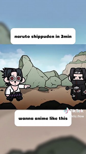 naruto shippuden in 3min 🤣🤣 #ninja#naruto#obitouchiwa#madara#sai