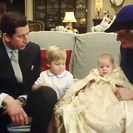 Royal Archive :The christening of Prince Harry on December 21, 1984 👑