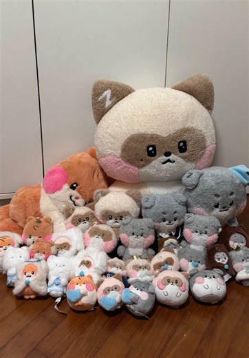 packed and ready for korea😋 also zeroni collection reveal🤭 #zerobaseone #zb1 #zeroni #제로베이스원 #제베원