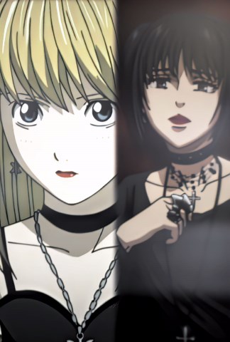 Goth Mikasa and Misa Anime Edit