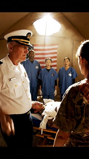 They Called Me "Just a Nurse" and Tried to Kick Me Out For Questioning a Doctor. Then a Mortar Hit, My Scrubs Ripped Off, and They Saw the Scars... And the Tattoo That Made an Admiral Snap to Attention and Salute. The heat was a physical weight. 118 degrees. It pressed down on Forward Operating Base Chapman like a suffocating blanket, and the air was thick with fine, pale dust that tasted like old bones. It got in your mouth, your eyes, your lungs. It coated everything. I stood motionless by a g