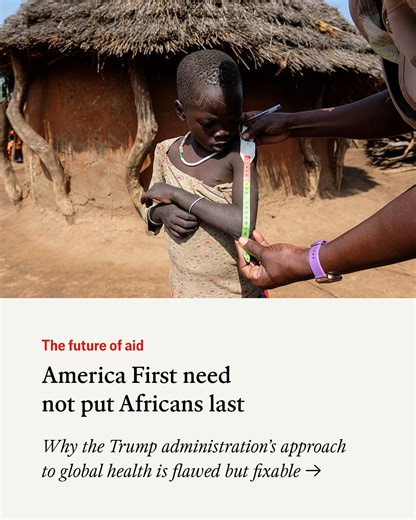 The Economist on Instagram: "America used to be the source of more than two-thirds of the aid destined to improve the health of people in sub-Saharan Africa. The Trump administration has dismantled the United States Agency for International Development (USAID), the main disburser of overseas assistance, and proposed further large cuts over the next few years. The replacement for USAID hopes to protect Americans first. Tap the link in our bio to learn why the new approach risks failing on its own