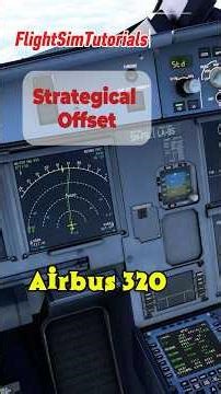 How to enter an offset #airbus321 #fslabs #realpilot #flightsimulator