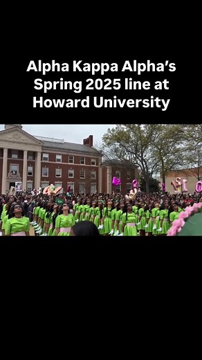 278K views · 19K reactions | 勺 The Alpha Chapter of Alpha Kappa Alpha at Howard University just revealed their Spring 2025 line! Let’s all show these sorors some MAJOR love! : @owentphotography_ @akaalphachapter #howard #alphakappaalphasororityinc #aka #1908 #howarduniversity | Watch The Yard | Facebook
