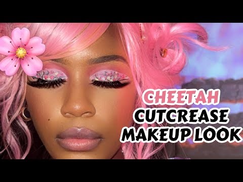 CHEETAH CUTCREASE MAKEUP LOOK **TUTORIAL [GIVEAWAY] - VIBESONKAM