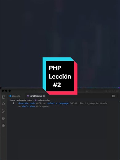 PHP Lección #2 Usando Variables en PHP #programming #php