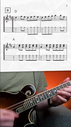 "Mississippi Sawyer" Mandolin Lesson #shorts