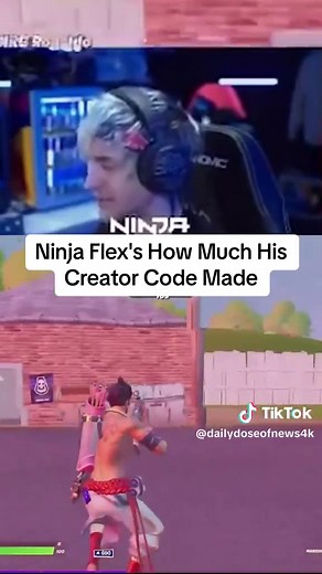 Ninja made this much off his creator code... #fyp #fortnite #fortniteclips #fortnitemoments #fortnitedaily #ninja