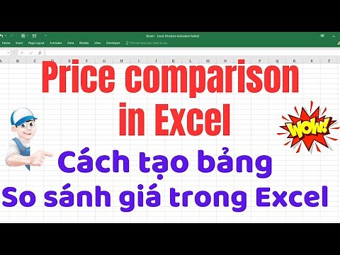 How to compare prices in Excel