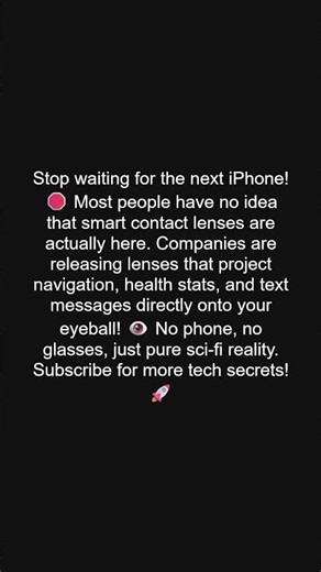 Smart Contacts Are FINALLY Here! 👁️🚀 #shorts #tech