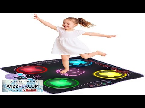 Kidzlane Electronic Dance Mat for Kids 8 12 Wireless Kids' Dance Pad Review