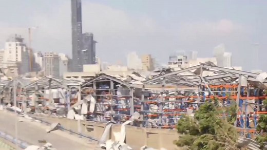 Rescue operations underway in Beirut after explosion leaves at least 100 dead
