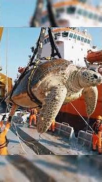 Giant Sea Turtle Covered in Barnacles Rescued by Ocean Team | Realistic 4K Wildlife Rescue Story