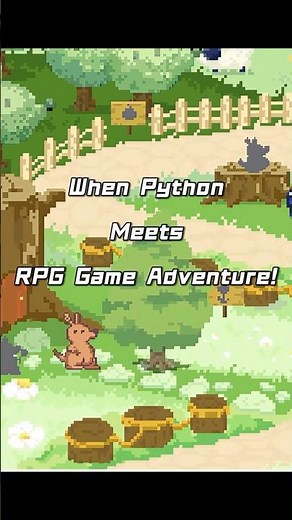 When Python Meets RPG Game Adventure! | Learn Objects & Methods | kanga.chop()