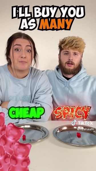 Spicy gummy bear prank on my bf