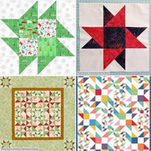 Top 4 Best Free Spinning Star Quilt Patterns ( 6 Bonus Patterns For Sale)