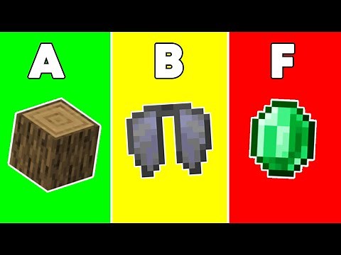 Grading All The Things You Can Sell in a Minecraft Shop (Tier List)
