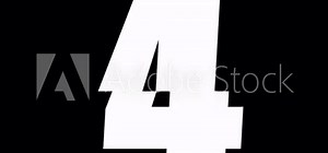 Split Top 10 Countdown Overlay Stock Video