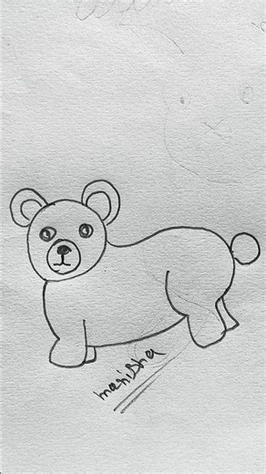 Very easy puppy drawing 😀🙏🐕🐕