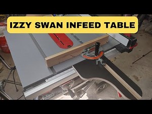 IZZY SWAN TABLE SAW INFEED TABLE