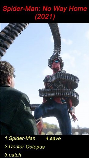 Spider-Man: No Way Home｜Peter Meets Doc Ock! Mechanical Arms Attack on the Bridge ⚙️🕷️💥
