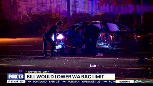 WA bill would lower BAC limit