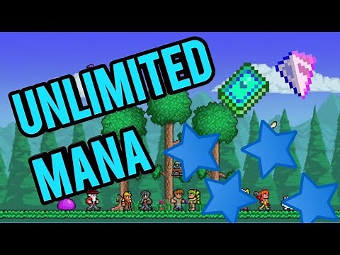 Terraria | How to get INFINITE MANA (Mana Flower)