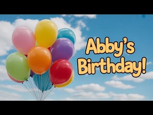 Happy Birthday Abby | Personalized Birthday Greeting