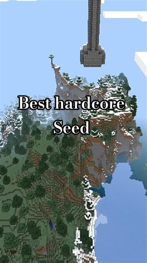 best seed for hardcore 🫠 #minecraft #lifeisbutadream #fusie #gaming #memes