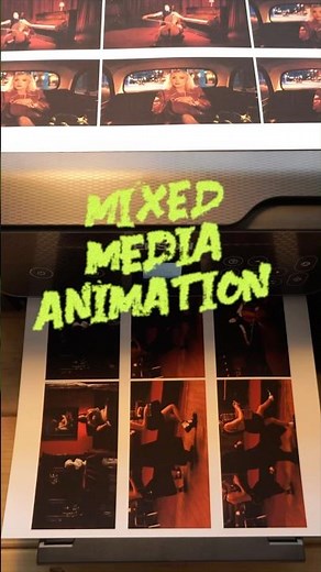 analog mixed media animation process & result | ‪@gucci‬ campaign #artprocess #animation