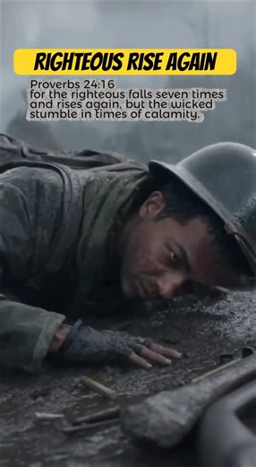 🌅 The Righteous Rise Again in 10 Seconds (Proverbs 24:16)