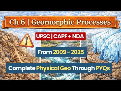 Ch 6 | Geomorphic Processes | CAPF + NDA