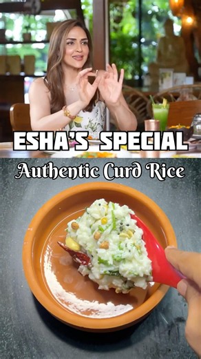 Esha's Secret Authentic Curd Rice Finally Revealed! @curlytalesdigital #shorts #ytshorts #food