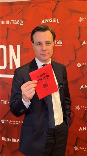 This is a chain letter. Pass it on. Scan the QR code and learn more about this impactful story. Truth & Treason, in theaters October 17. | Angel