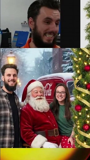 Get a Custom Santa Photo: Christmas Card GOALS! #shorts