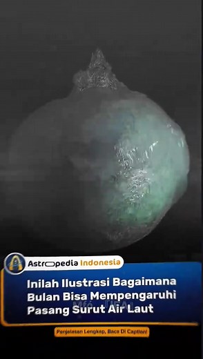 Pengaruh Bulan terhadap Pasang Surut Air Laut