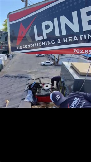 Catch us servicing the Las Vegas valley 🚚🛠️ #lasvegasairconditioning #acandheating #bluecollar #bluecollarboys #lasvegas #heatingandcooling