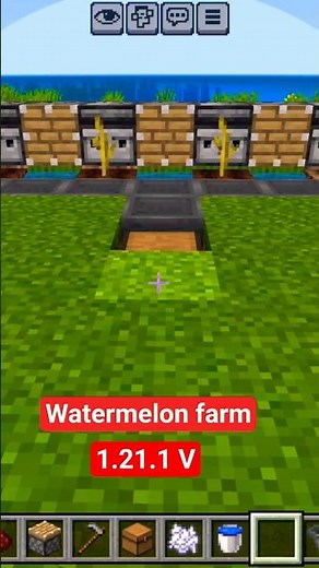 "Minecraft Unlimited Watermelon Farm Tutorial! 🍉 |#minecraft